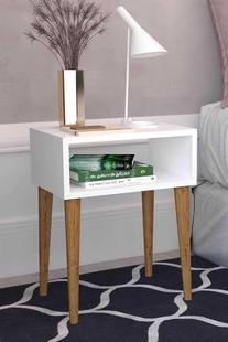 Furniture Retro Bedside Nightstand, Simple modern bedside ta