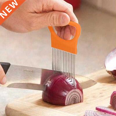 2019 New Kitchen Ggets Onion Slicer Tomato Vegetables Safe