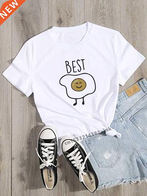 Bitches Fried egg Bacon Print BFF Long Distance Going Away C
