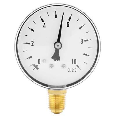 1/4 Inch Water Pressure Gauge Air Oil Hydraulic Pressure Tes
