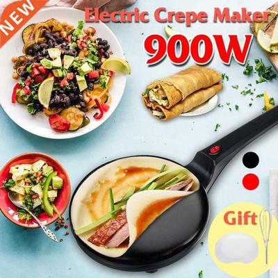 900W 220V Non-stick Electric Crepe Pizza Maker Pancake Non-s