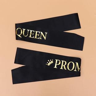 Prom Sashes Queen King Graduation Decorations School