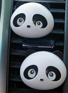 2x Auto Dashboard Air Freshener Panda Perfume Diffuser HOT