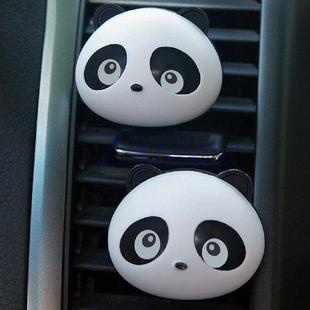 2x Auto Dashboard Air Freshener Panda Perfume Diffuser HOT