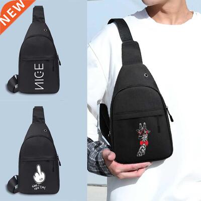 Men Fashion Backpack Crossbody Shoulder Bag Chest Pack with