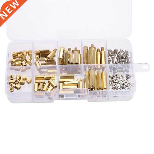 120pcs M3 PCB Hex Male Female Threaded Brass Standoffs