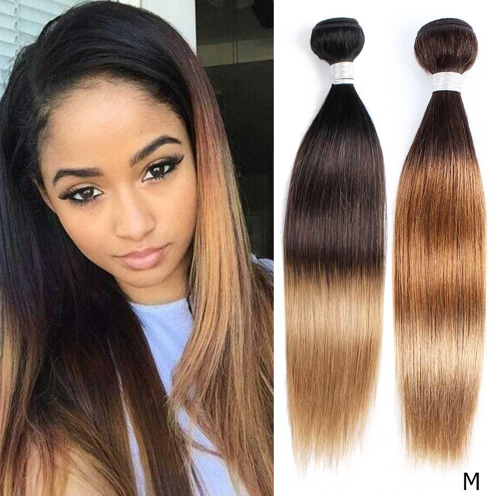 Clearance Color 1B 4 27 Ombre Honey Blonde T4/30/27 Straight