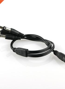 5.5 x 2.1mm 1 Female To 4 Male AC DC Power Supply Cable Spli