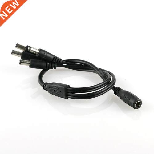 5.5 x 2.1mm 1 Female To 4 Male AC DC Power Supply Cable Spli