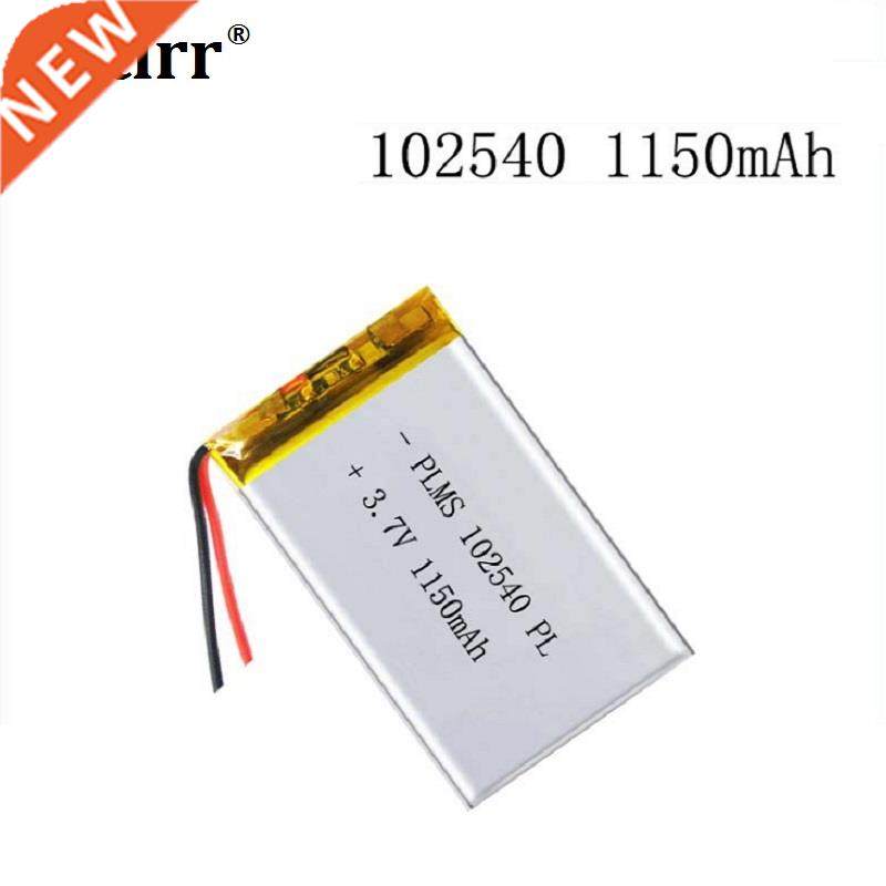 102540 1150mAh 3.7V Rechargeable Lithium Li-Polymer Batterie