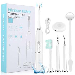 Electric Ultrasonic Dental Calculus Remover Teeth Cleaner De