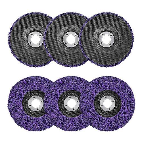6 Pack Strppng Wheel Strp Dscs For Angle Grnders, Rust