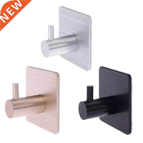Durable Stainless Steel Self Adhesive Wall Coat Rack Key
