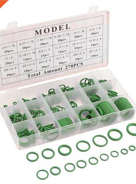 Rubber O-Ring 270Pcs R134A Car Airconditioning Sealing Set R