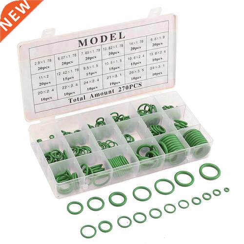 Rubber O-Ring 270Pcs R134A Car Airconditioning Sealing Set R