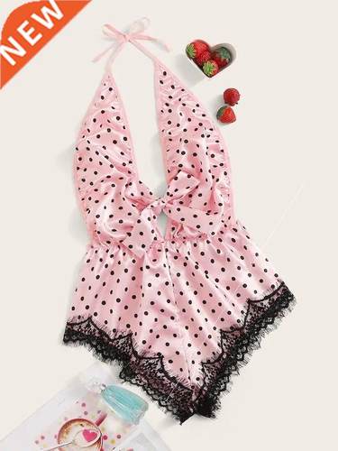 Erotic lingerie women's sexy sling one-piece underwear