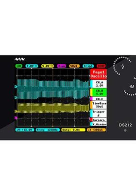 Mini LCD Storage Oscilloscope Handheld Bandwidth 1MHz Sampli
