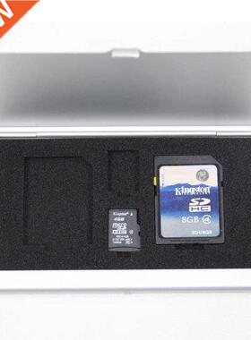 Memory Card Case (Single Side) for 2*SD Card + 2*TF Card (Si
