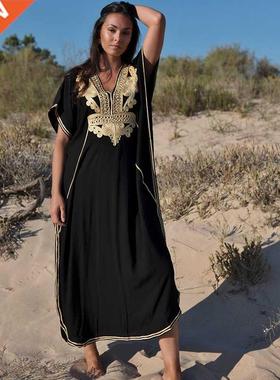 Size Kaftan Tunic Beach Dress Swim Wear Bathing Suit Co