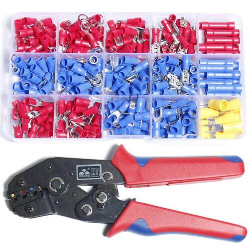 mini hand Crimping Tool 0.25-2.5mm2 Crimper pliers Cable Lug