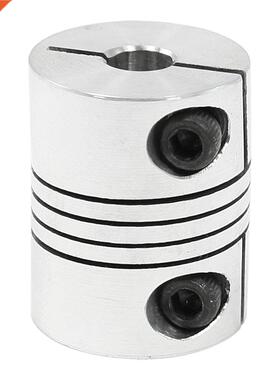 CNC Motor Shft Coupler 6.35mm to 8mm Flexible Coupling 6.35