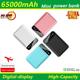 USB 65000Ah Port Digital Bank ini Portable Power with Dual