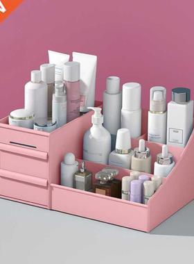 Cosmetic Makeup Organizer with Drawers, Plastic Bathroom Ski