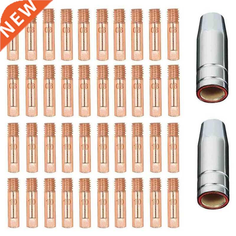42 PCS MIG Welding MB15 15AK Contact Tip 0.8/1.0mm Welding T