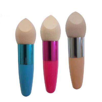 1PC Fashon Colorful Soft Beveled Sponge Foundaton Blender