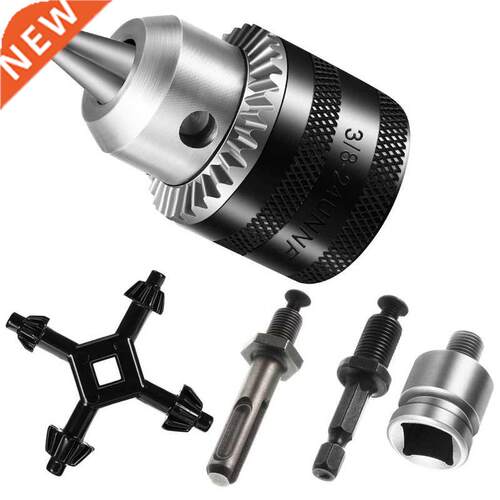 Drill Chucks Set 1.5-10mm Drill Chuck Adapter Tool Quick Cha