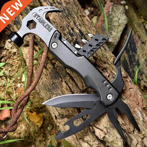 Multifunctional Hammer Pliers Screwdriver Folding Knife EDC