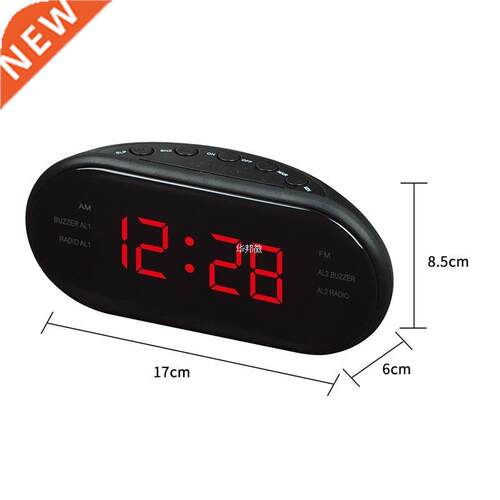 Led Alarm Clock AM/FM LED Clock Electronic Desktop Alarm Clo