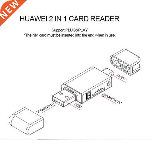 USB-C Type C to NM Nano Memory Card & TF Micro SD Card R