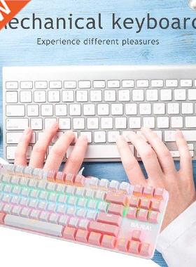 K100 2-Color Keyboard 87-key Keyclick Keycap Mechanical