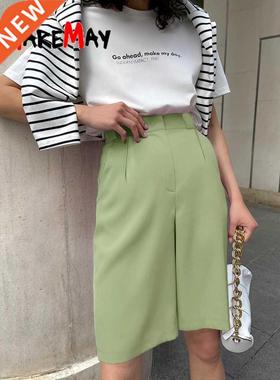 Summer Women's Shorts 2022 Csul Loose Wide Leg Long Shorts