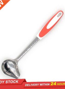 Polished oiling spoon Stainless steel non-slip crooked