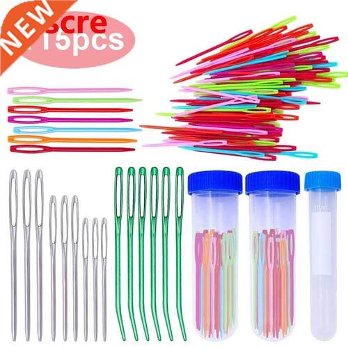 115Pcs Yarn Large Eye Blunt Needles Set Crafting Knitting W