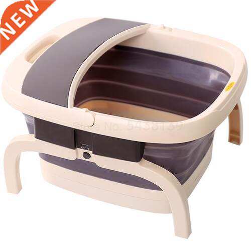 Electric heating foam foot barrel portable collapsible with