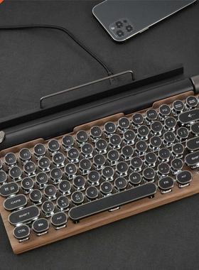 Mechancal Keyboard Wreless Bluetooth keyboards Dot retro O