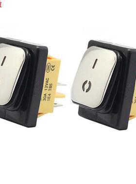 Waterproof Rocker Switch Stainless Steel Surface 30A 220V LE