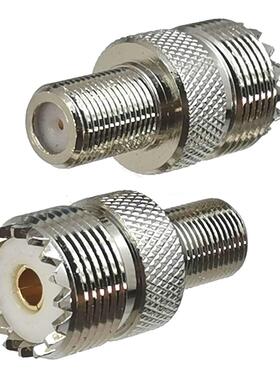 10pcs Connector Adapter F TV Female Jack to UHF SO239 Female