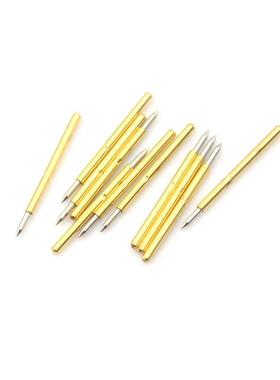 100pcs P75-B1 Dia 1.02mm 100g Cusp Spear Spring Loaded Test