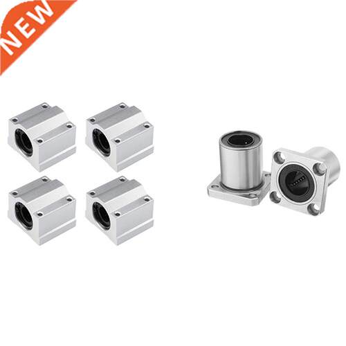 4x Linear Ball Bearing Slide Block Units, 16mm Bore Dia(SCS1