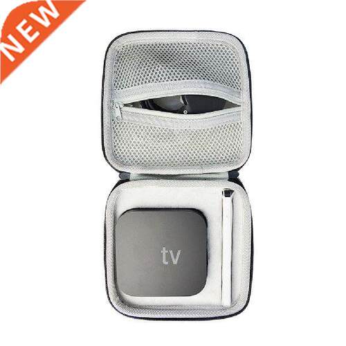 EVA Black Hard Travel Carrying Case for Apple TV 4K 2nd