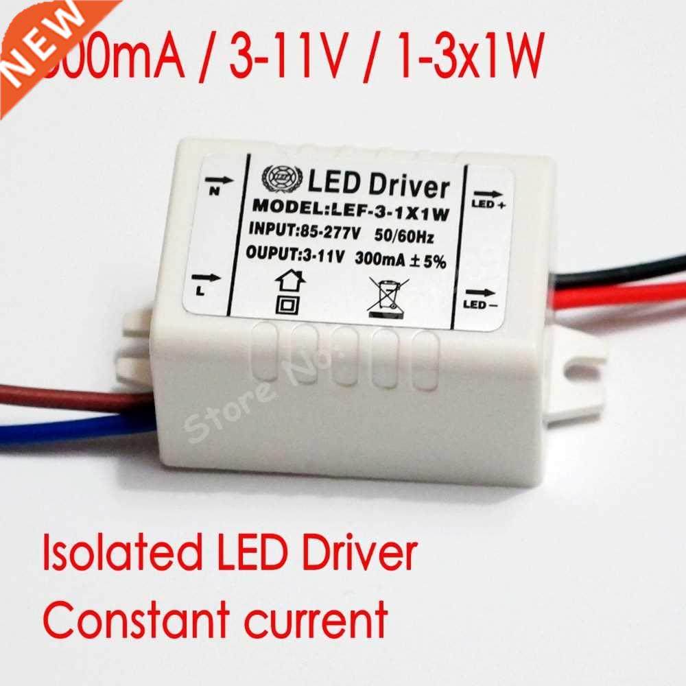 Hihg Quality Isolated 300mA 1 3x1W Led Driver 1W/2w/3W Powe