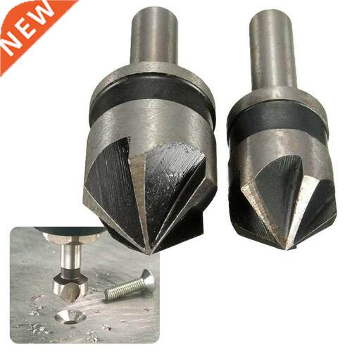 2PC 1/4 Shank 82 Degree Point Angle Countersink Chamfer Cutt