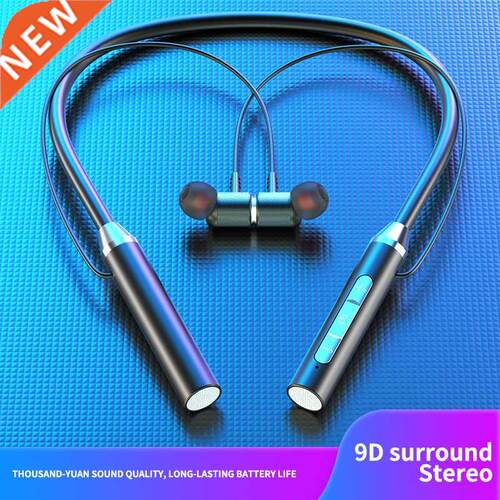 Neckband Magnetic Wireless Earphones Bluetooth 5.0 Sport Run