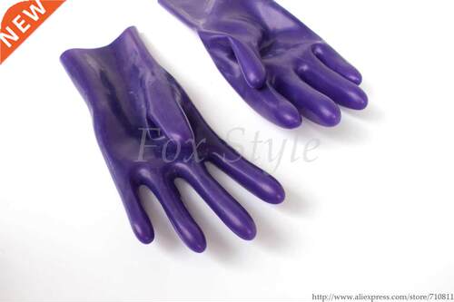 short latex gloves
