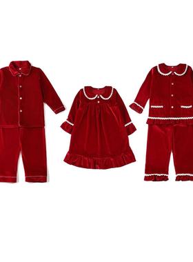 New Arrival Soft Sibling Match Pijama Boys And Girls Clothes