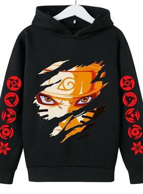 2022 Narutos Akatsuki Sweatshirt Anime Clothing Boy Hoodies